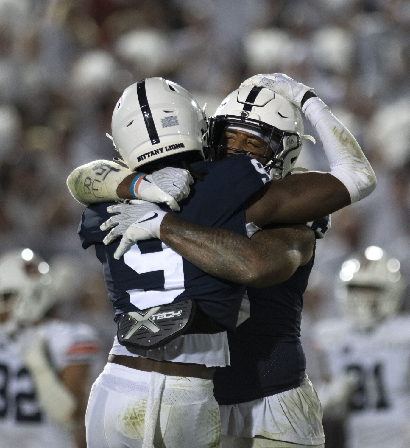 Penn State football vs. Auburn, Brooks (13) & Porter (9)
